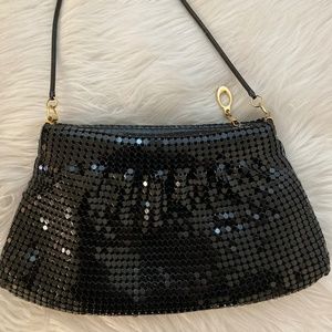 Black Sequins Cross body bag